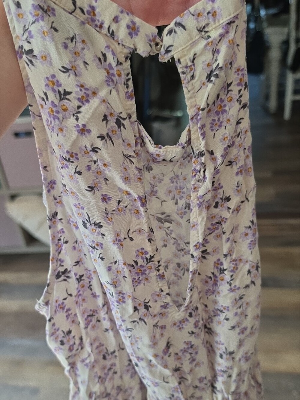 torrid Lavender Floral High-Low Summer Dress - Picture 4 of 4